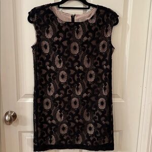 LOFT Black Lace Dress